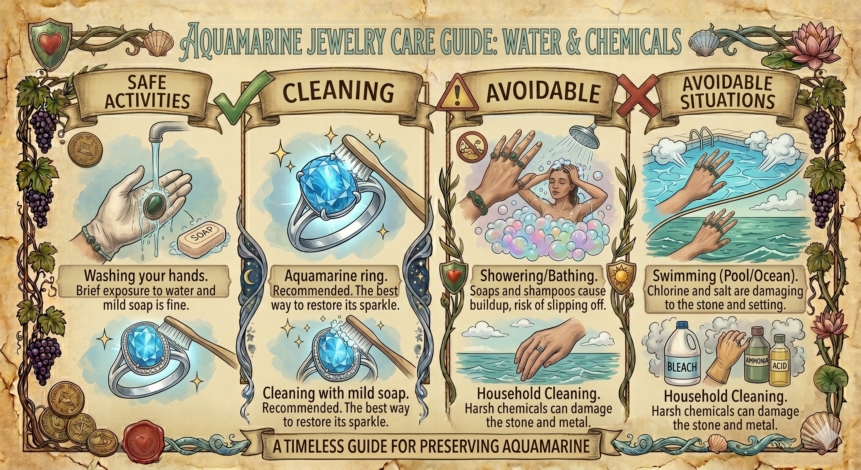 Can Aquamarine Get Wet